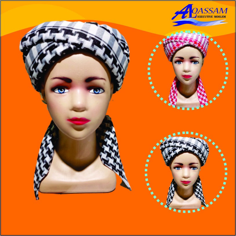 SORBAN ARAB INSTAN ANAK/IMAMAH INSTAN PERMANEN