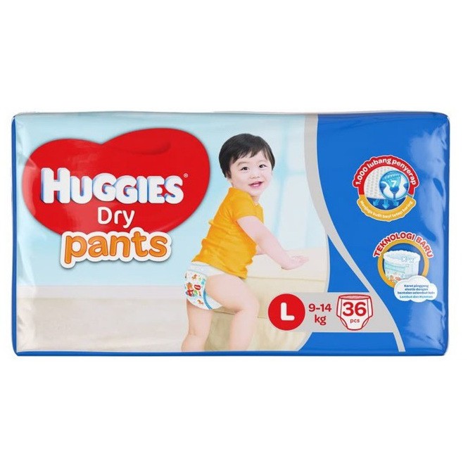 HUGGIES DRY PANTS L36
