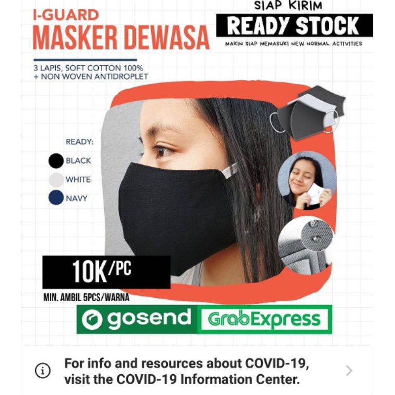 I-GUARD Masker Kain Dewasa