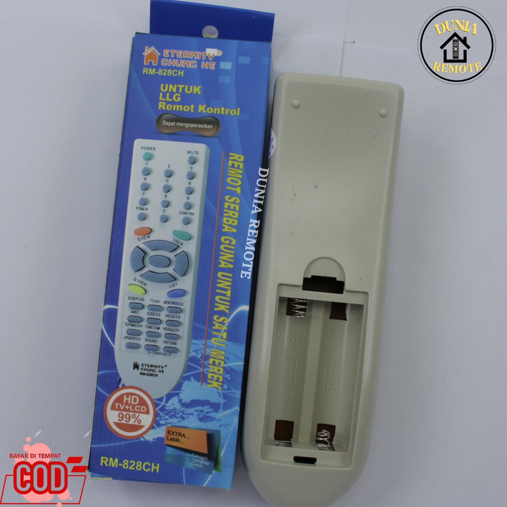 Remot Remote TV LG Tabung MULTI 828ch tanpa setting Universal