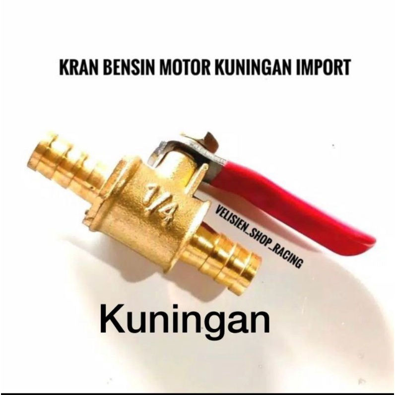 Kran bensin CNC Import Universal dan kran bensin Kuningan standar