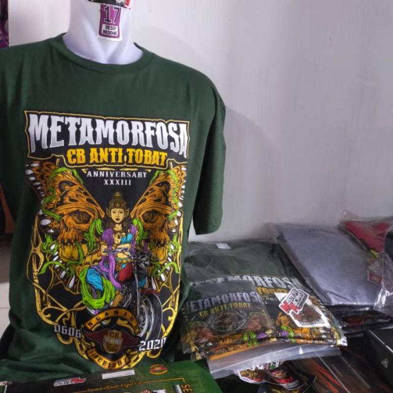 [BAYAR DI TEMPAT] KAOS HONDA METAMORFOSA CB NGANJUK ORIGINAL