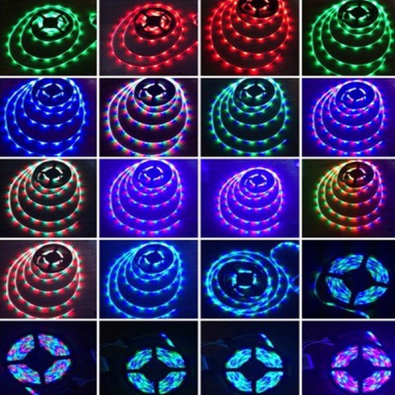 lampu natal / lampu tiduur SMD 3528 / strip led 5 meter + REMOTE + MODUL + ADAPTOR