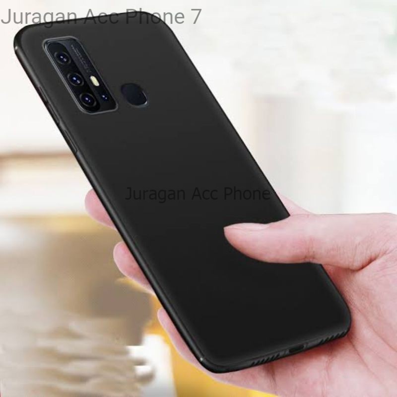 Soft Case Blackmatte Vivo Y30 / Y50 Casing Silikon  Black Matte Hitam Polos Vivo Y30 / Y50 Murah Ori