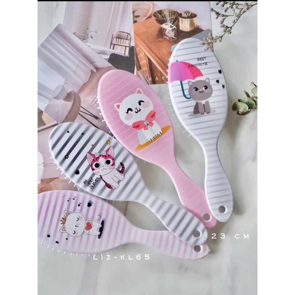 sisir rambut wanita cushion hair brush comb catokan sisir /Sisir Kesehatan / Sisir anti kusut / Detangler Hairbrush