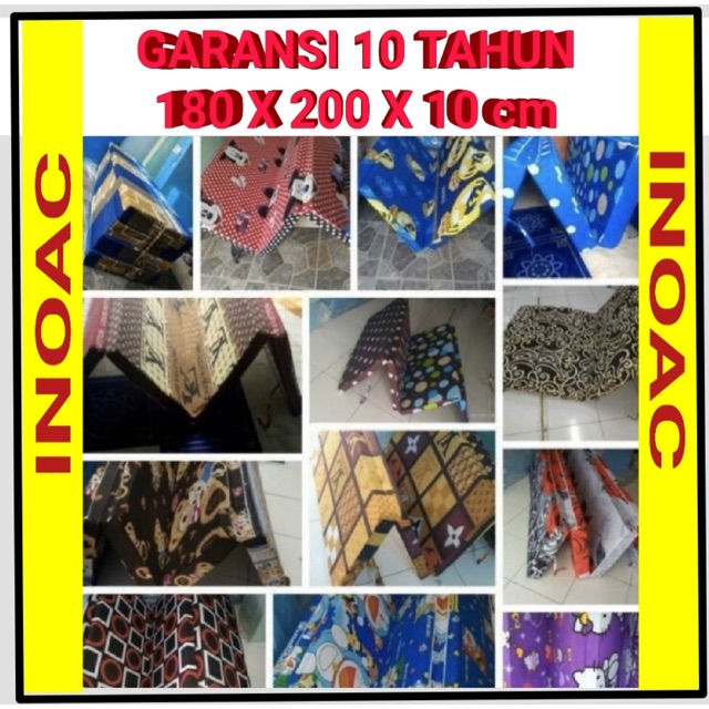 INOAC KASUR LIPAT 180x200x10cm 10 th Garansi