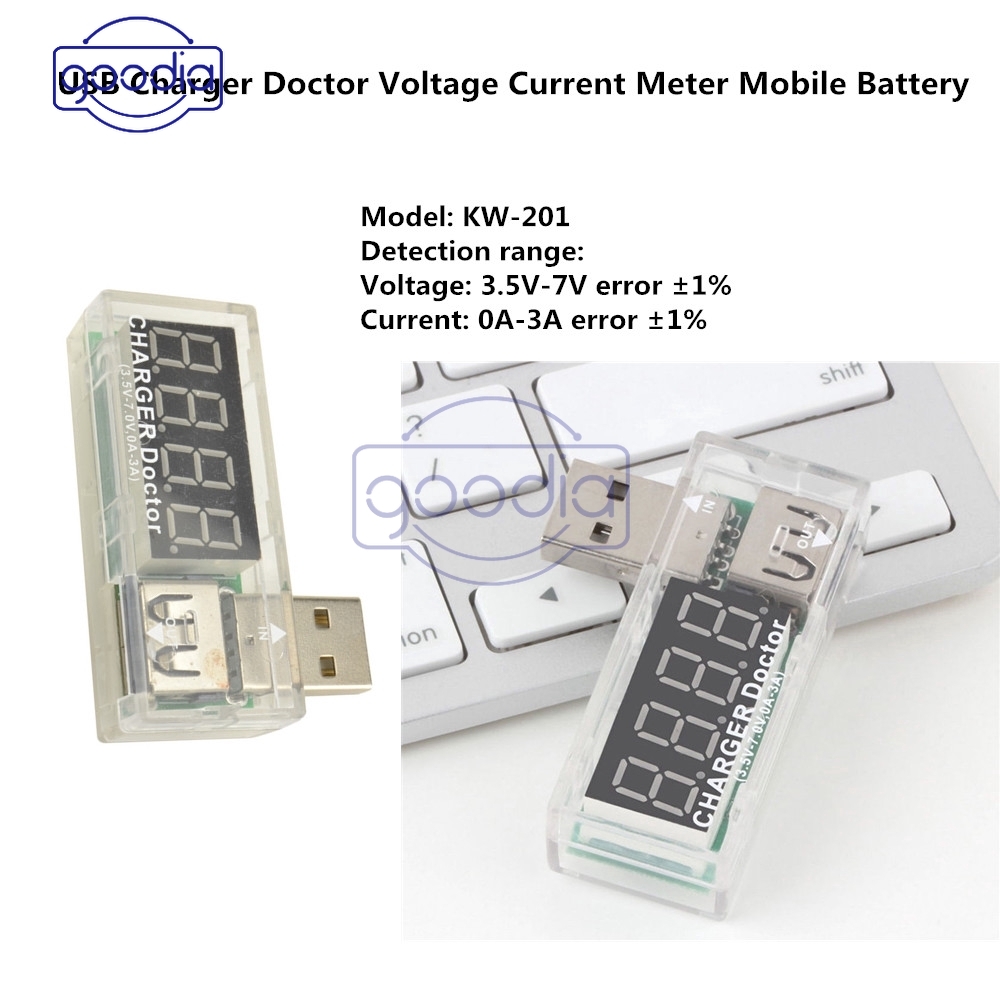 [IN STOCK/COD]Multi Tester Pengukur Tegangan USB Charger Ammeter Voltmeter Detector For Flash Disk