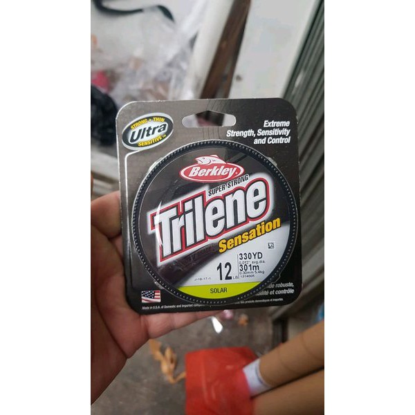 senar pancing berkley trilene sensation