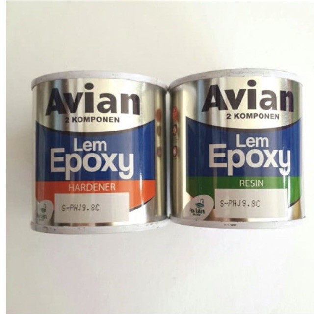 Lem Epoxy Avian 2 Komponen 340gr Lem serba guna