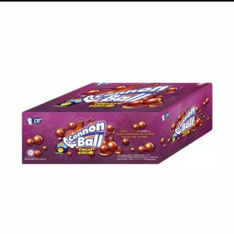 

[BOX] Snack Cannon Ball Coklat Kunyah