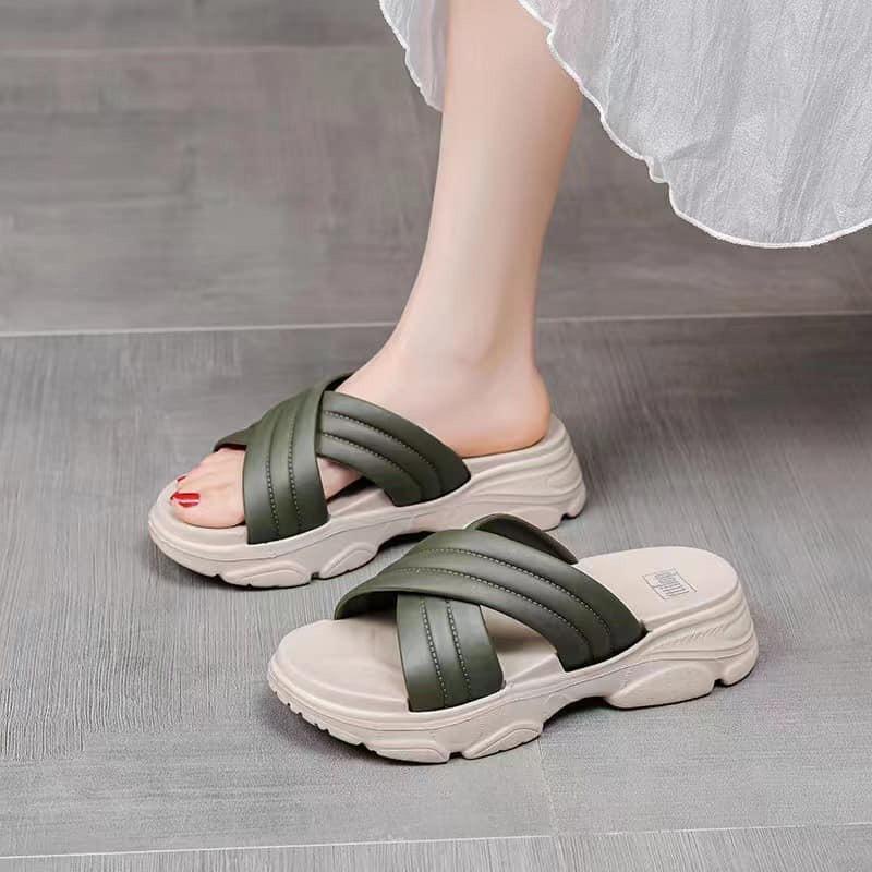 SANDAL WANITA JELLY FULL WEDGES DEWASA PEREMPUAN IMPOR TERMURAH KEKINIAN VIRAL 2022