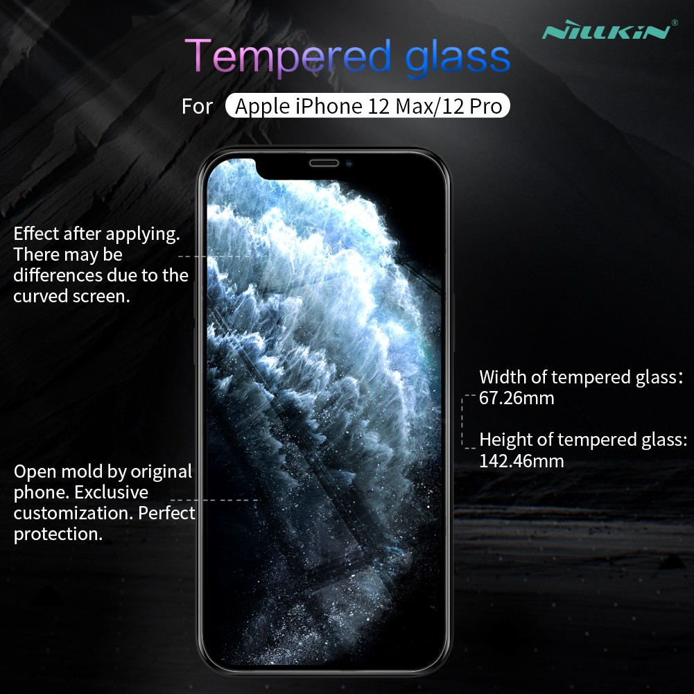 Tempered Glass Apple iPhone 12 / 12 Pro 6.1 Nillkin Amazing H Anti Gores