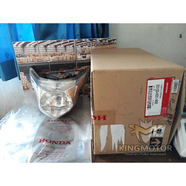 REFLEKTOR LAMPU DEPAN ASSY BEAT.POP ORIGINAL
