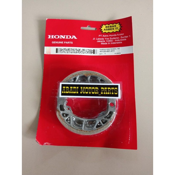 KAMPAS REM BELAKANG GREND/SUPRA LAMA/SUPRA PIT NEW/KARISMA/SUPRA X 125