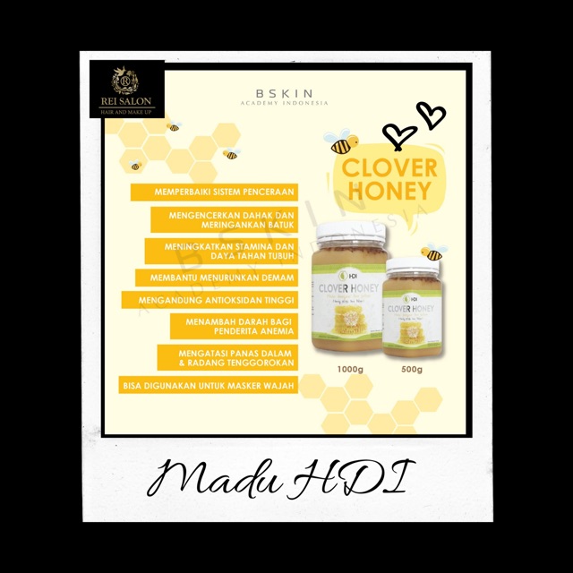 HDI Madu Clover Honey 500 gram