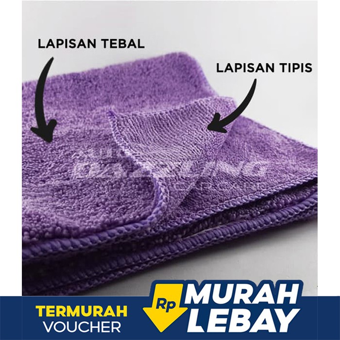 FREE Lap Microfiber Mobil Lembut Halus Tebal