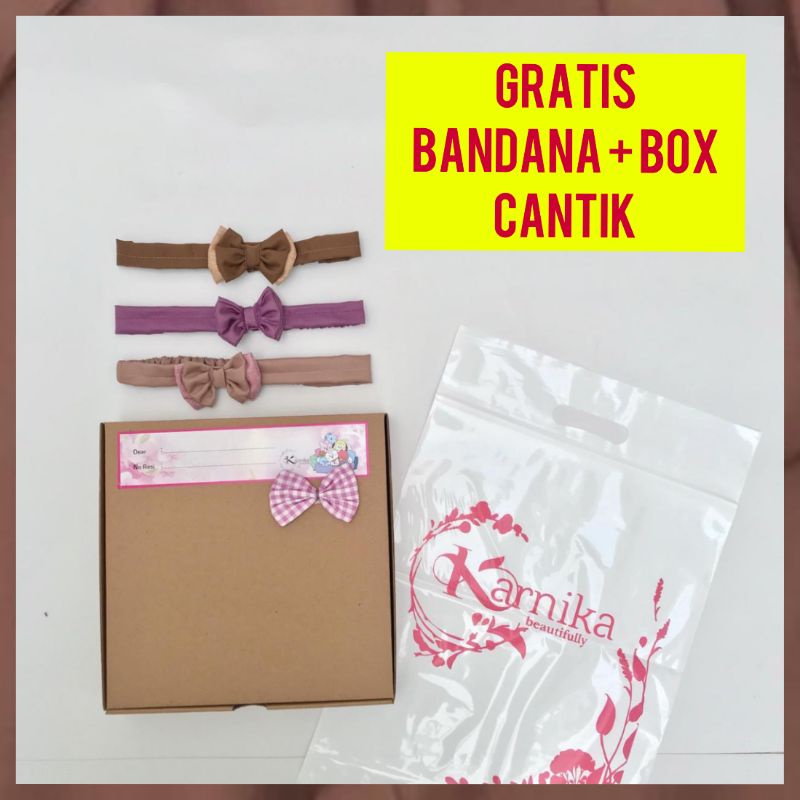 Promo  Karnika Set Baju Anak Perempuan Korean Style Semi Tunik Celana Panjang