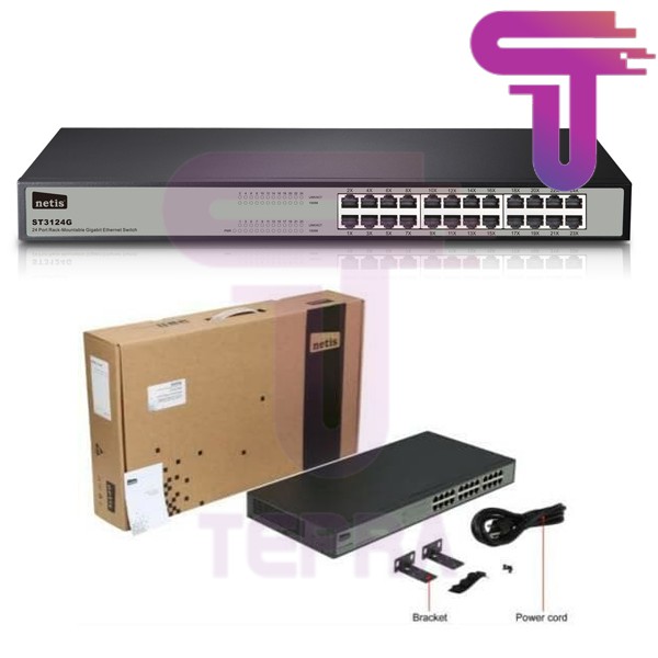 NETIS ST3124G 24 Port Gigabit Ethernet Rackmount Switch|ST3124G Netis