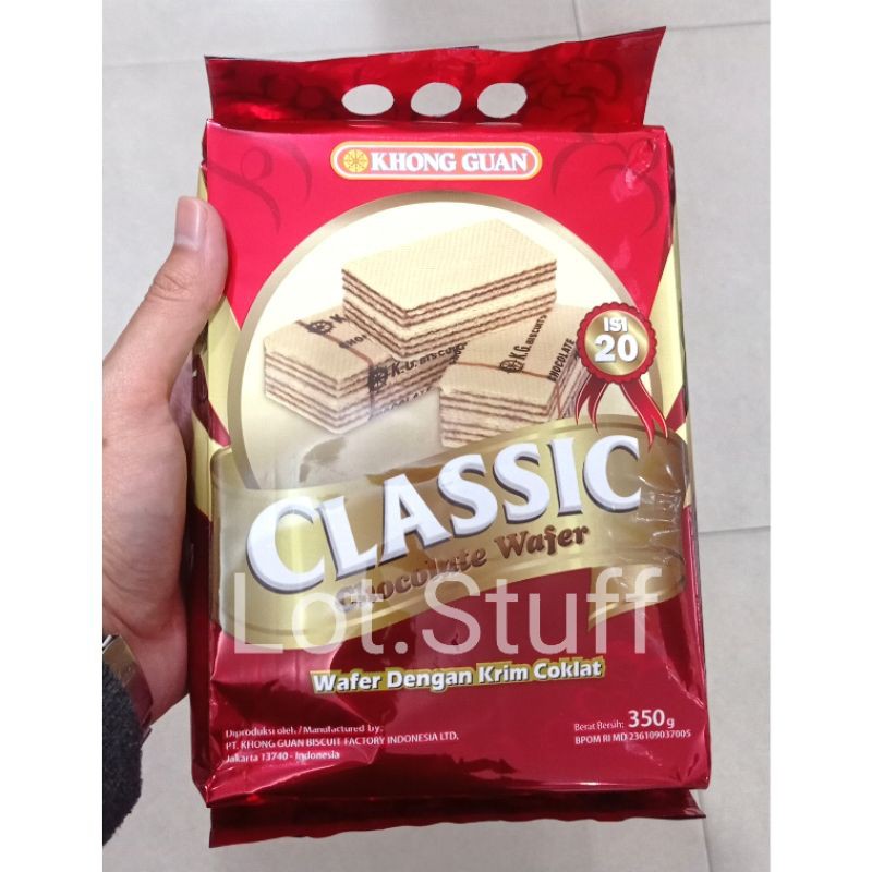 

Wafer Coklat Kong Guan Khong Guan Classic/Wafer Jadul/Chocolate Wafer