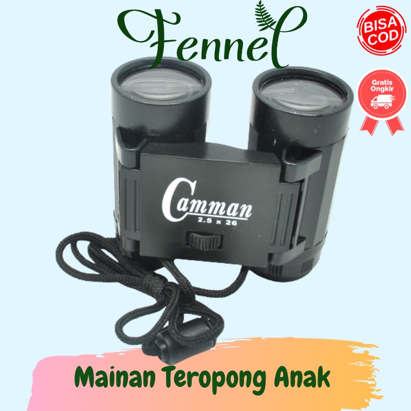 Teropong Mainan Binoculars Anak Outdoor Telescope 2.5x26 WG80330