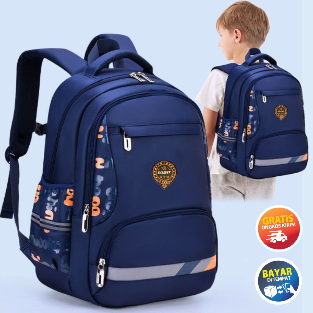 GOKIDO - BK141 TAS SEKOLAH LAKI LAKI TAS RANSEL SEKOLAH ANAK PEREMPUAN