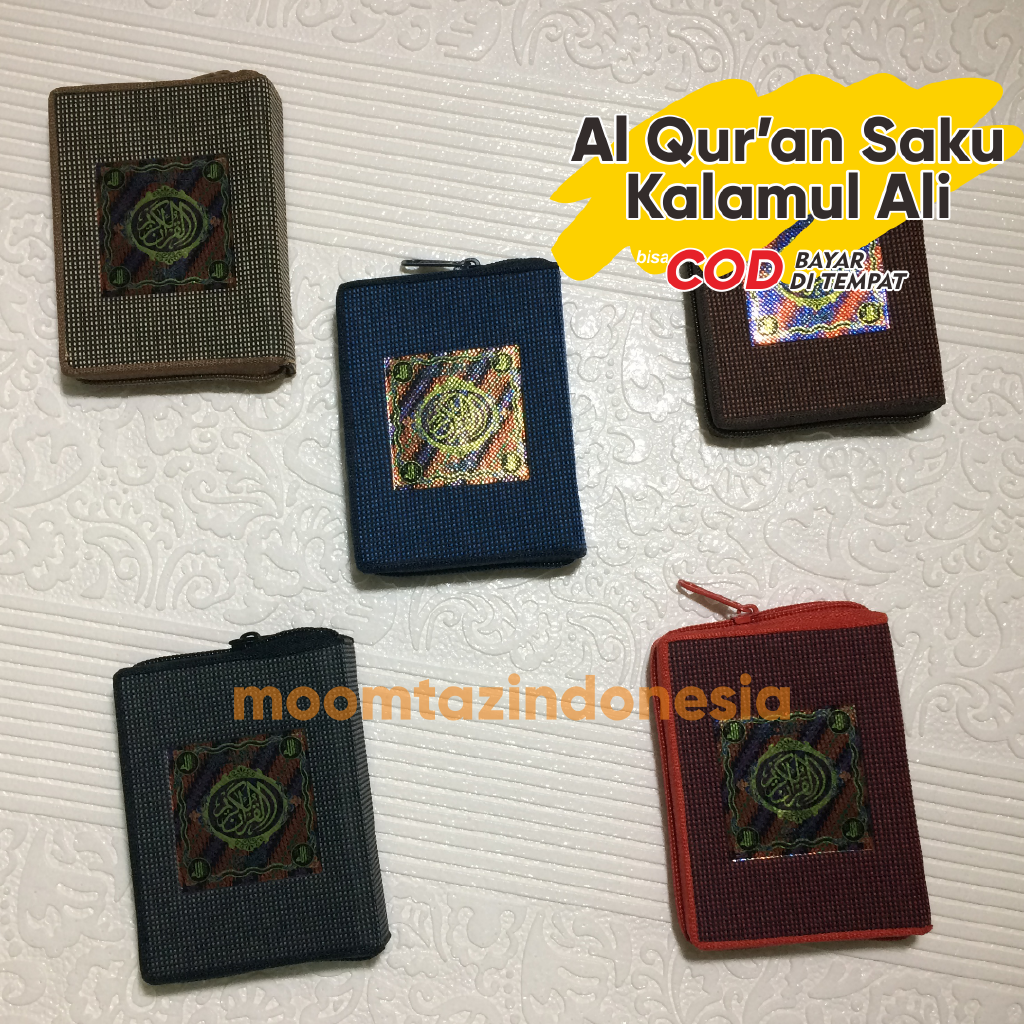 Al Quran Saku Kalamul Ali Al Qur'an Kecil Resleting Al Quran Mini Pocket Al Quran Hafalan Mudah