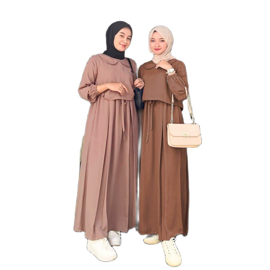 ZASKIYA - Niami Dress Remaja / Gamis Zayyra Fashion Muslim Wanita