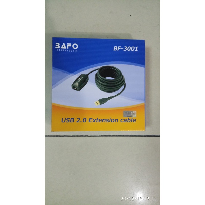 Bafo Kabel Usb Extension Active 10M Perpanjangan USB 10 Meter High Speed ORIGINAL