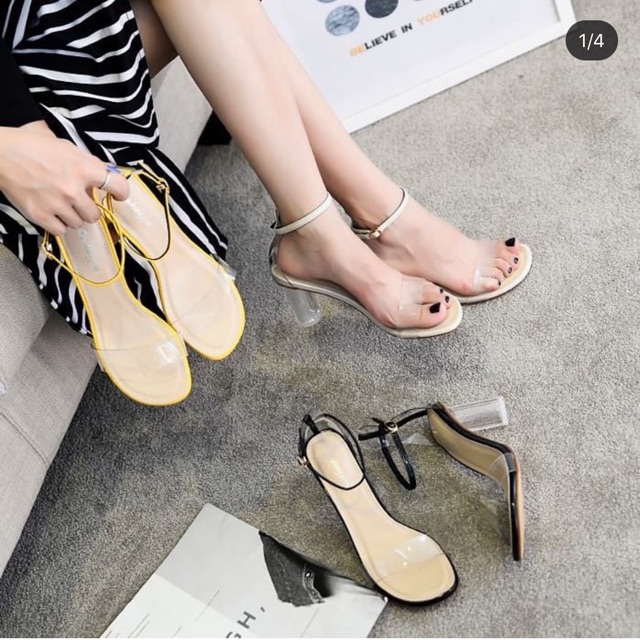 Heels transparan z0109