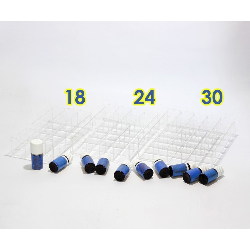 Essential oil rack/rak grid akrilik adjustable