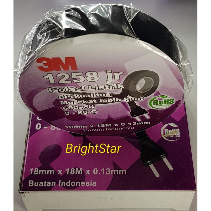 3M 1258 Jr Isolasi Listrik (Electrical Tape)