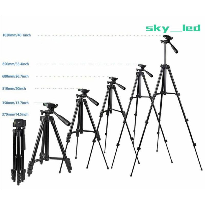 Tripod 3110  /  3120 / DK3888 Kaki 1 Meter + Remote