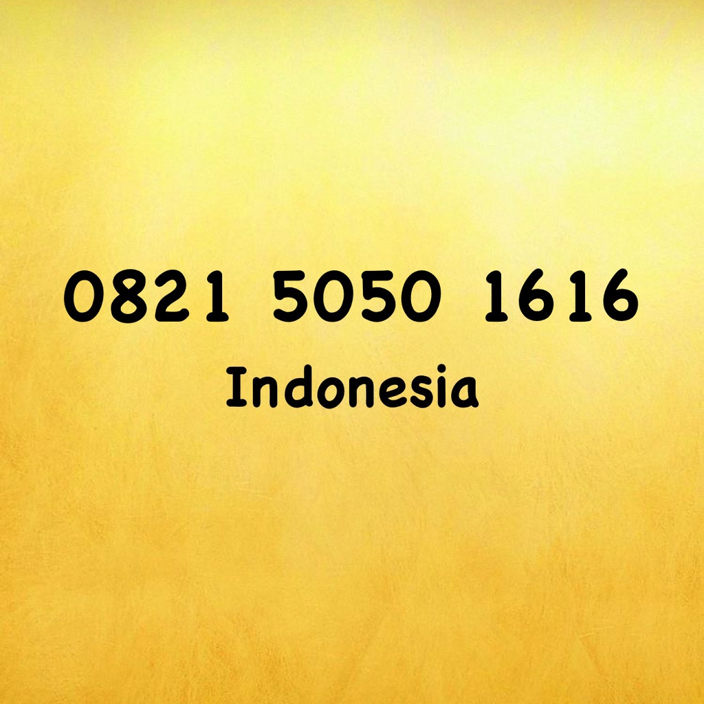 Nomor Cantik Simpati ABAB CDCD - 16 - 50 - 2016 - 0821 5050 1616