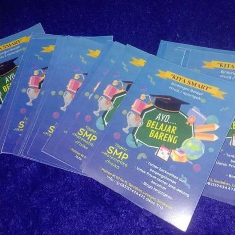 

Brosur eceran ukuran A6 artpaper 120gr (minimal order 100)