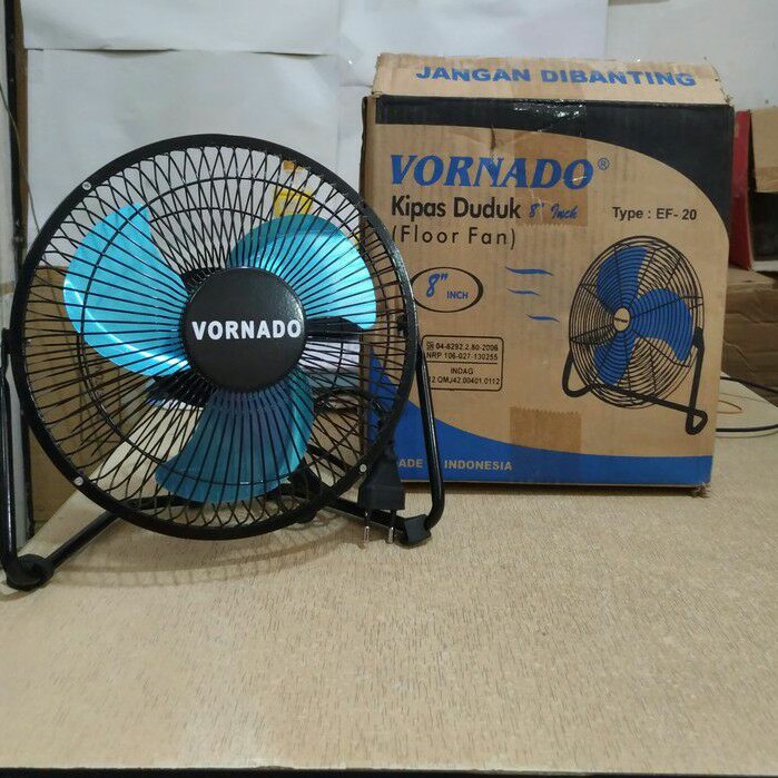 Kipas besi 8&quot; / Kipas 8&quot;/ Kipas Meja / Floor Fan Vornado 8&quot; FULL BODY BESI EF-20 / 20 A