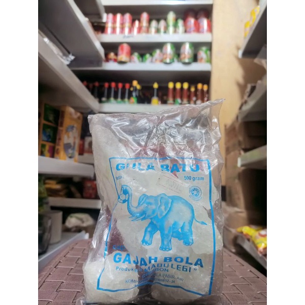 

Gula Batu Putih Cap GAJAH BOLA 250g