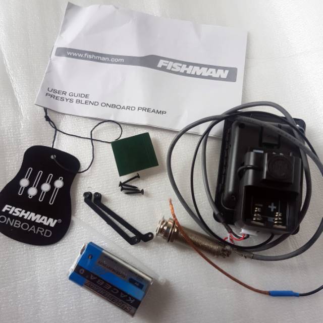 Preamp gitar bass fishman mic blend / Equalizer fishman mic blend / tuner gitar / fishman blend