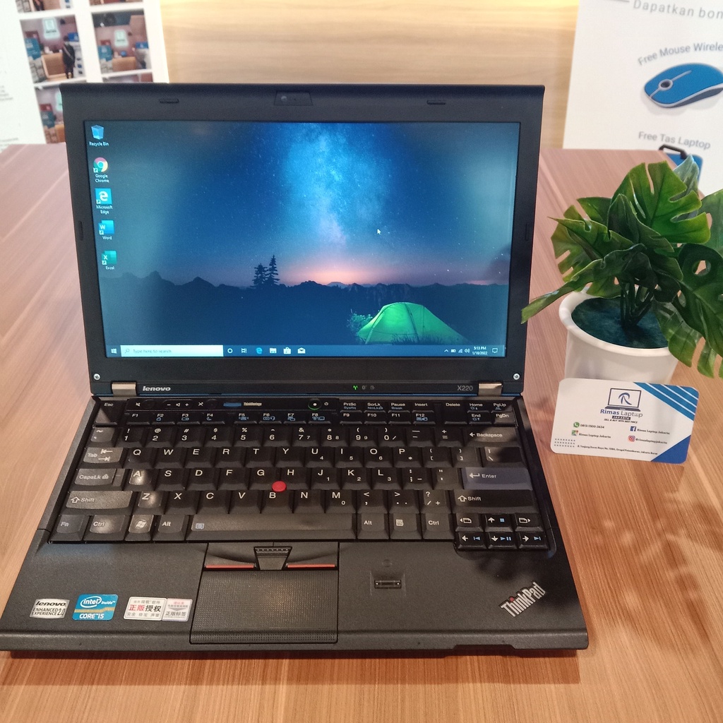 Lenovo I5 4GB 128gb SSD Second Bekas