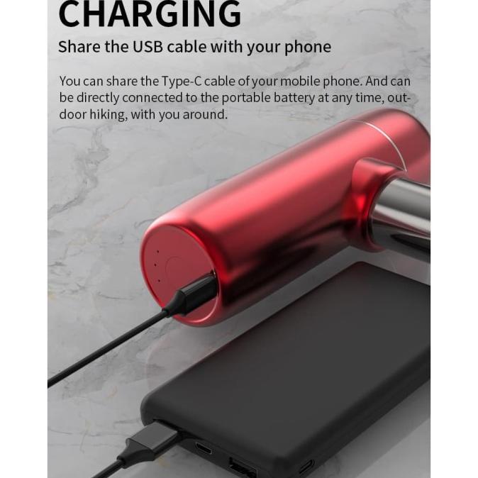 ZIKKO Dr.Rock Mini2 8mm Portable Massager Gun -Alat Pijat Elektrik .