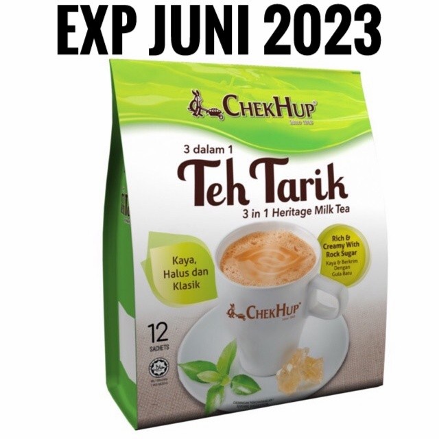 

(BISA COD) Chek Hup Teh Tarik Malaysia ChekHup Teh Tarik Isi 12 x 40g EXPJULI2022