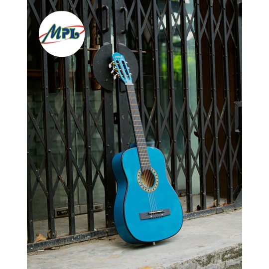 GITAR AKUSTIK / GITAR ACOUSTIC MAHOGANI MG 010 BLUE ORIGINAL + TAS GITAR