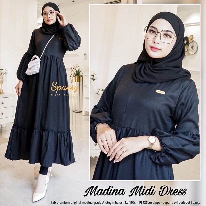 SPASSY DRESS MUSLIM WANITA MADINA MAXY