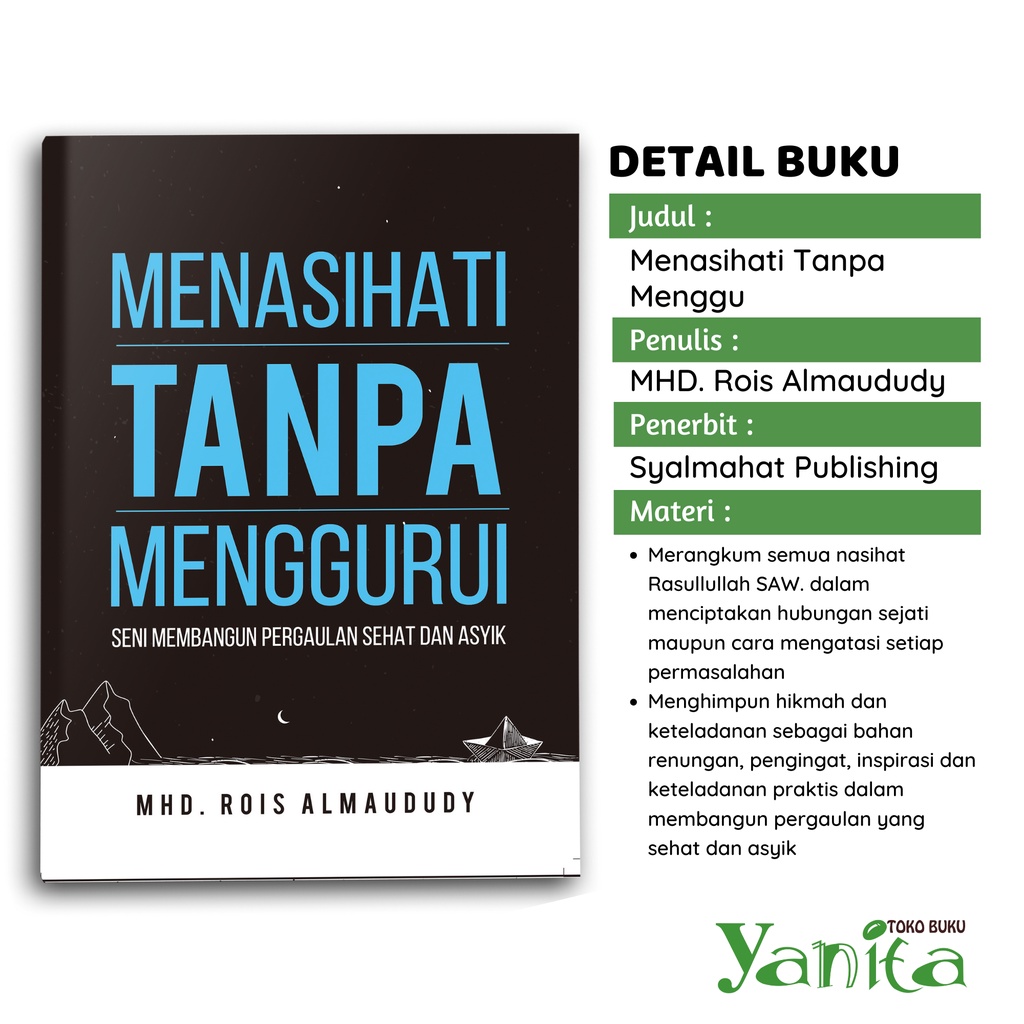 Syalmahat Publishing Paket buku Islami Motivasi Islam Menasihati Tanpa Menggurui, Jika Adab Hilang Dari Kehidupan Kita, Memilih Bahagia Di Usia Senja, Hidup Itu Mudah jangan Dibuat Susah