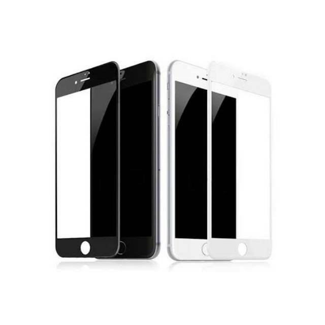 Tempered glass 5d full lem Iphone 6 6s iphone hitam screen protector guard