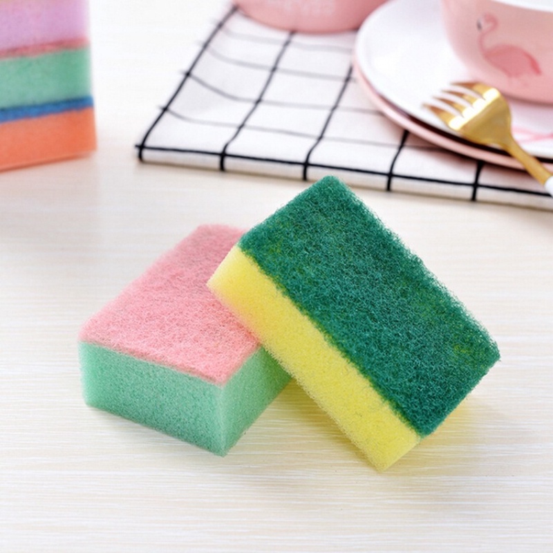 Household Dishwasher 10 pieces Sponges Cleaning Universal Sponge Brush Set Kitchen Cleaning Tools Wash OW