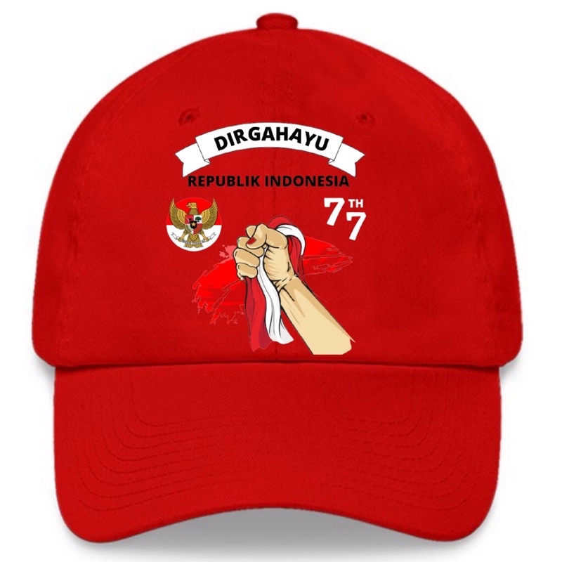 TOPI DIRGAHAYU REPUBLIK INDONESIA 77 TAHUN // TOPI HUT RI
