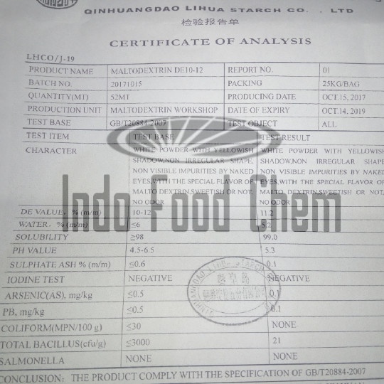 

MINUM-SIAP-DRINK-TO-READY- MALTODEXTRIN / DEXTRIN EX LIHUA, FILLER PRODUK DGN RASA & AROMA NETRAL
