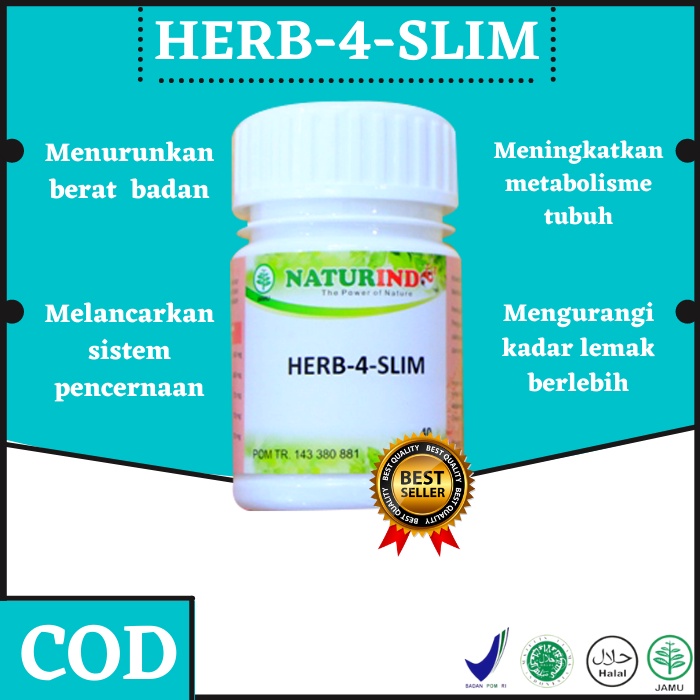 Obat Diet Herbal Obat Pelangsing Herbal  HERB-4-SLIM NATURINDO