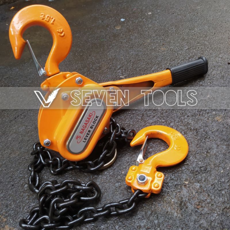 Lever block / Lever hoist 9 ton X 1.5 meter NAGASAKI Made in Japan