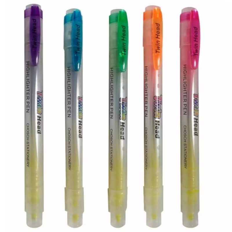 

Highlighter 2 Warna/Textliner Marker 2 In 1 Chosch Dual Tip